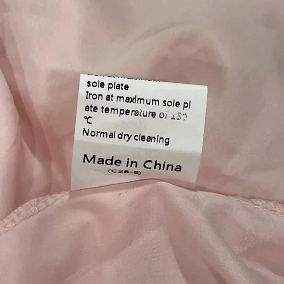 EXLURA (NWT) Empire 3/4 Sleeve Peasant Ruffle Mini Dress, Peach/Pink Multi - L - Picture 12 of 12